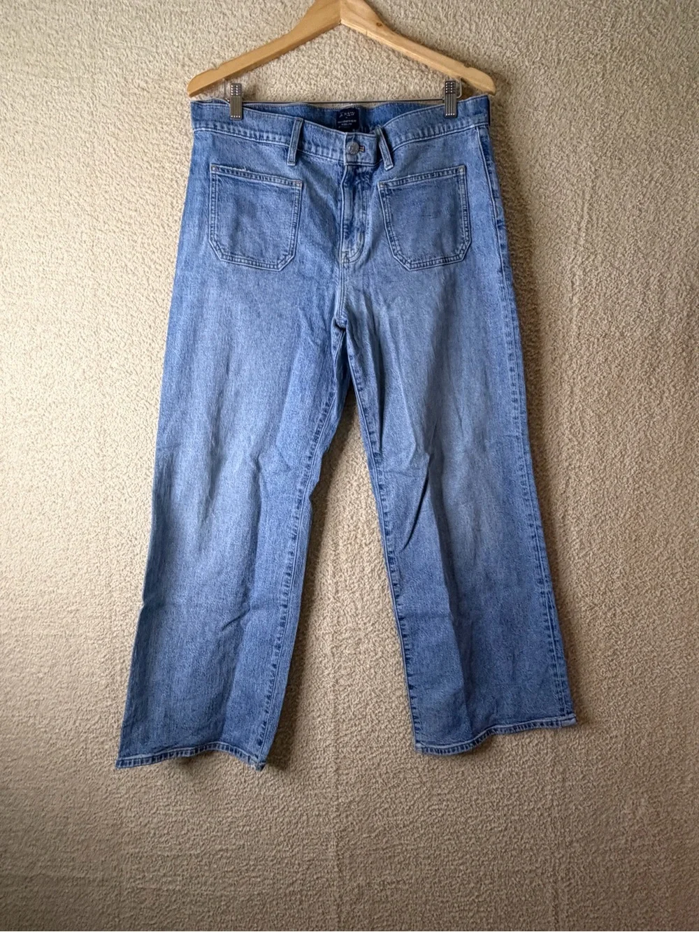 J. Crew Slim wide-leg patch-pocket jean in all-day stretch Size 31 Petite NWT
